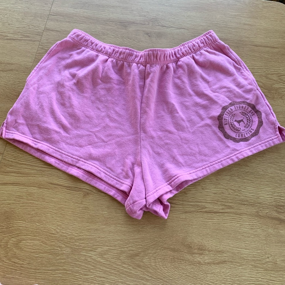 PINK Logo Sweat Shorts